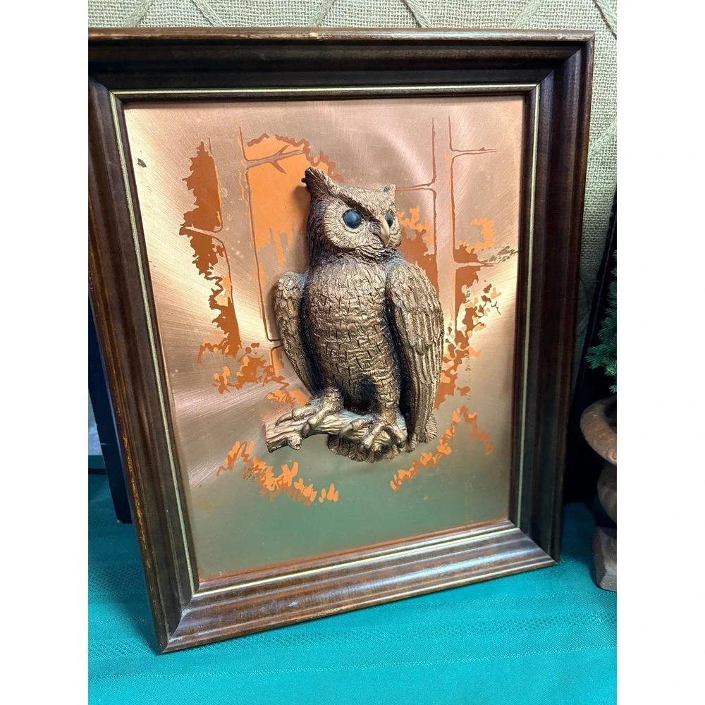 Vintage Owl 3D Wall Art